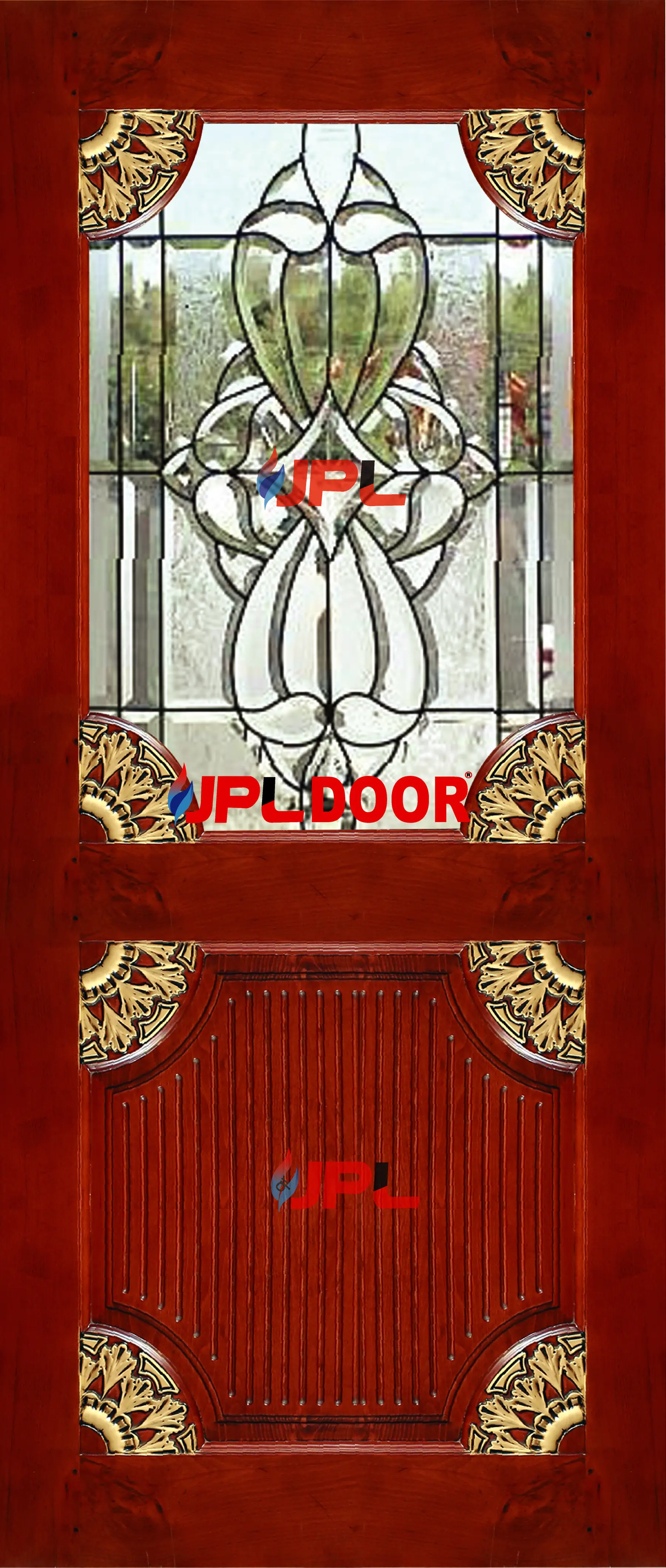 SOLID WOODEN DOOR SHUTTER JPL-WD-261